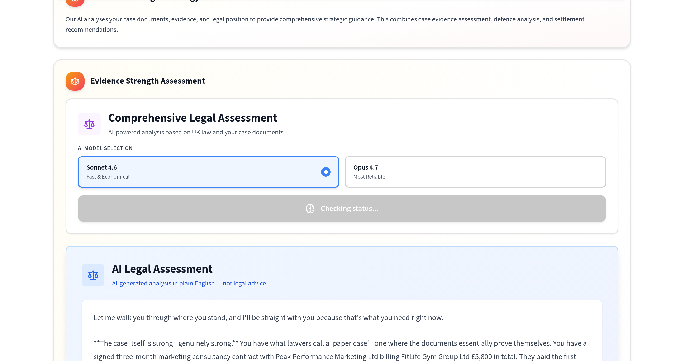 An honest read on whether your case is worth pursuing, in plain English you can act on